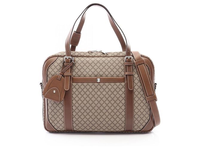Sac briefcase/sac à main 2-Way Gucci Diamante Marron Beige