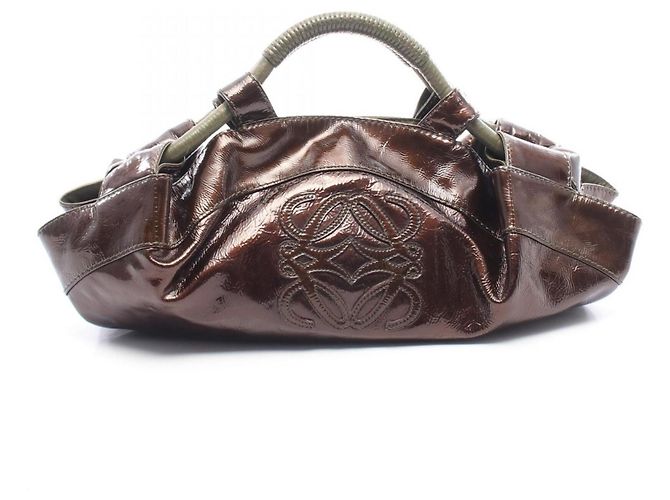 Bolsa Loewe Nappa Aire Marrom Caqui