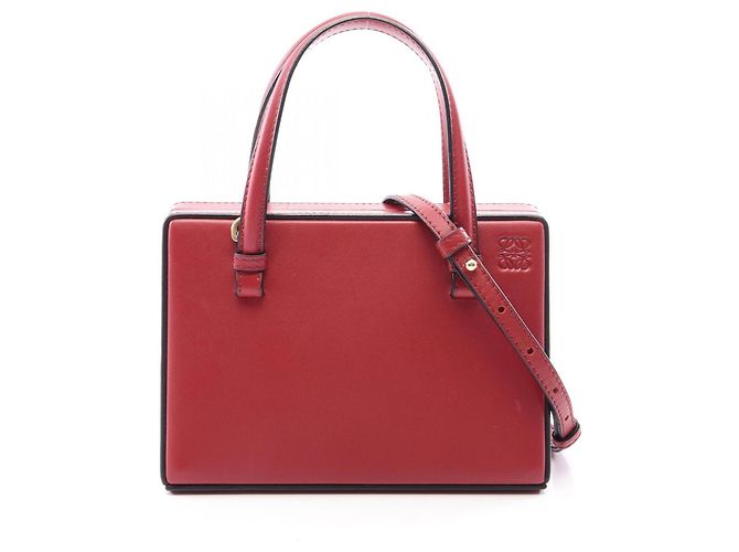 Borsa a mano 2-Way Loewe Postal Small Rosso