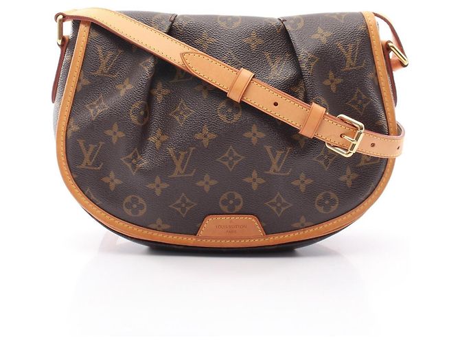 Borsa a tracolla Louis Vuitton Menilmontant PM Marrone