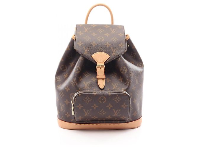 Mochila/Bolsa Louis Vuitton Montsouris PM Monogram Marrom
