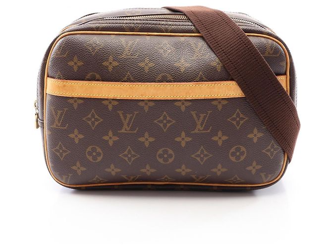 Bolsa de Ombro Louis Vuitton Reporter PM Marrom