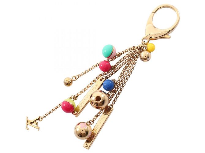 Louis Vuitton Portefeuille Greulot Handbag Charm Mehrfarben Golden