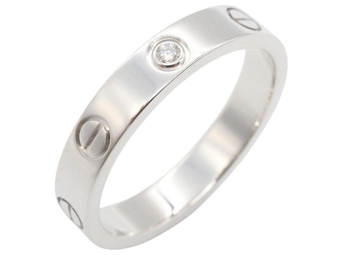 Anello Cartier Mini Love Band Ring Argento