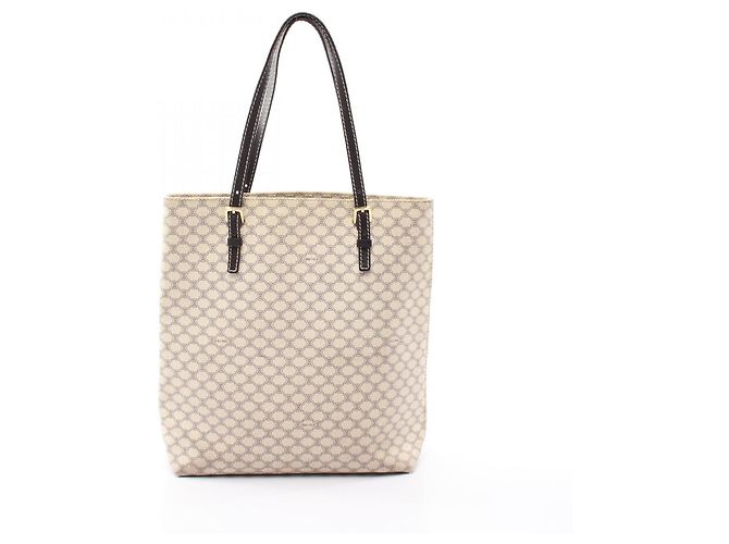 Céline Saco Tote Celine Macadam Preto Branco