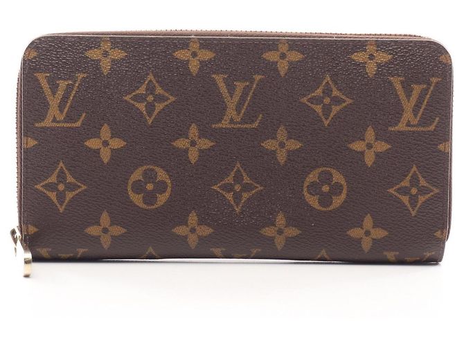 Zippy Cartera Larga Louis Vuitton Monogram Castaño Monograma