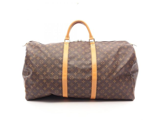 Saco Louis Vuitton Keepall 60 Monogram Marrom Monograma