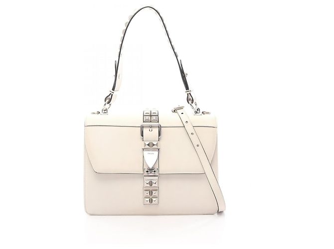 Prada Electra City Handtasche Weiß