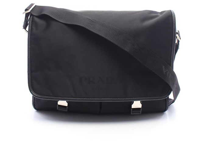 Sac bandoulière et messager Prada noir