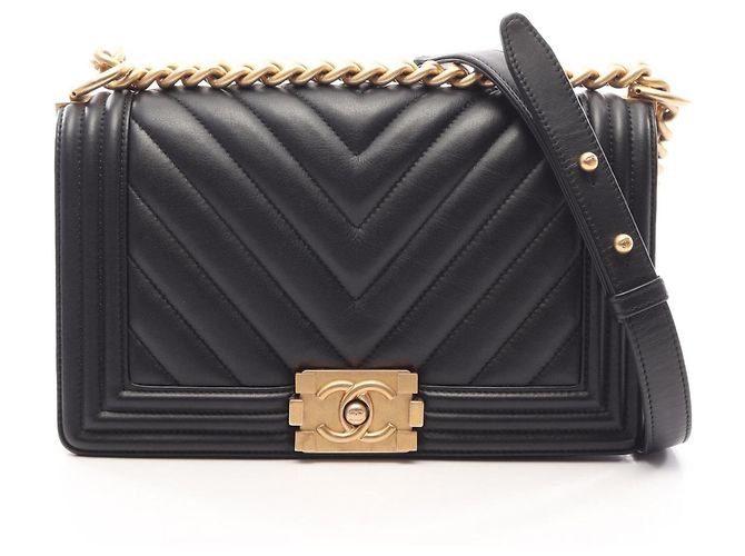 Borsa a tracolla Chanel Boy Nero