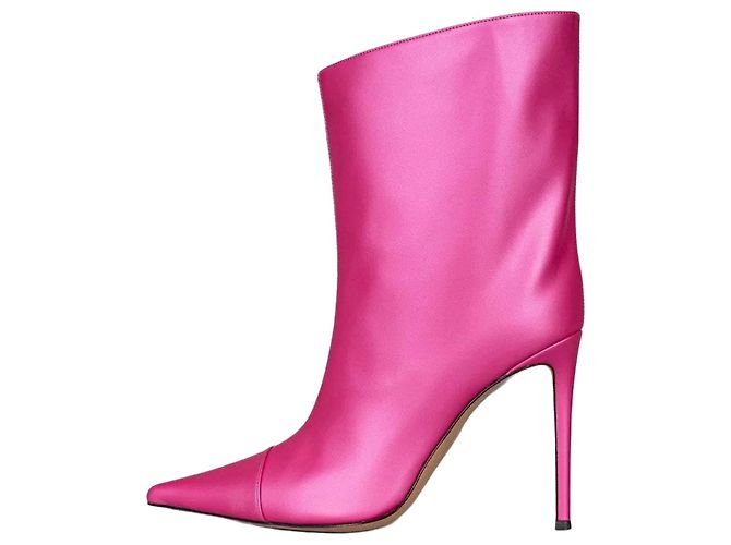 NWB Alexandre Vauthier Raquel 105 Pink Ankle Boots - EU 40 Pre-owned