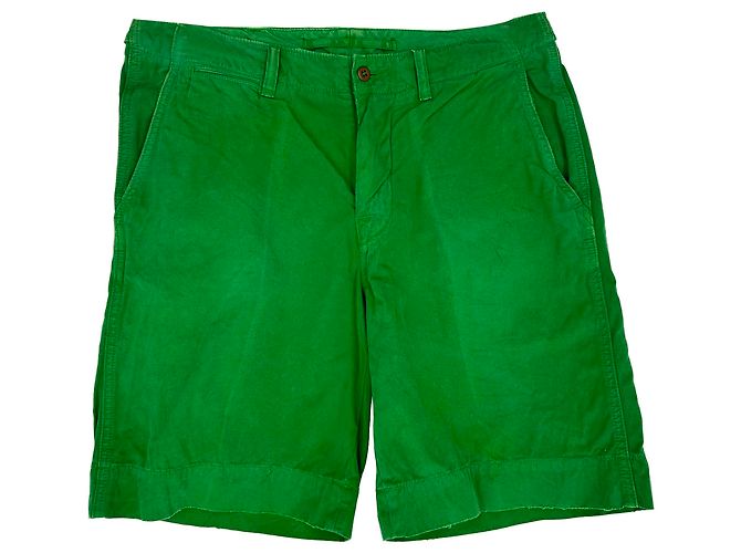 Bermudas bordadas de algodón verde Polo by Ralph Lauren