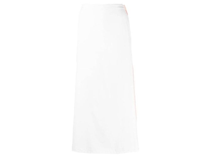 Yohji Yamamoto Gonna anni 2000 Branco
