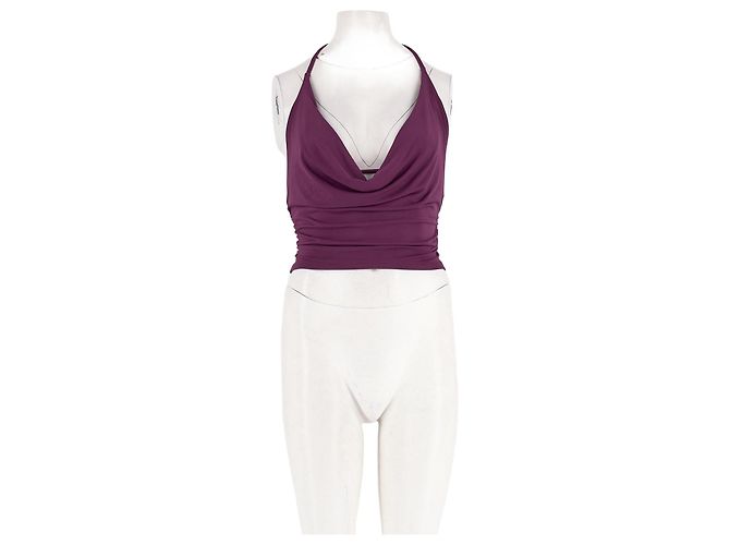 Autre Marque Top aderente viola GARAGE Porpora