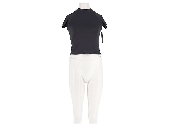 Autre Marque Top ajustado negro SKIMS X NIKE