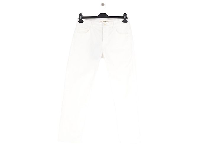 Vaqueros de algodón blanco Nili Lotan