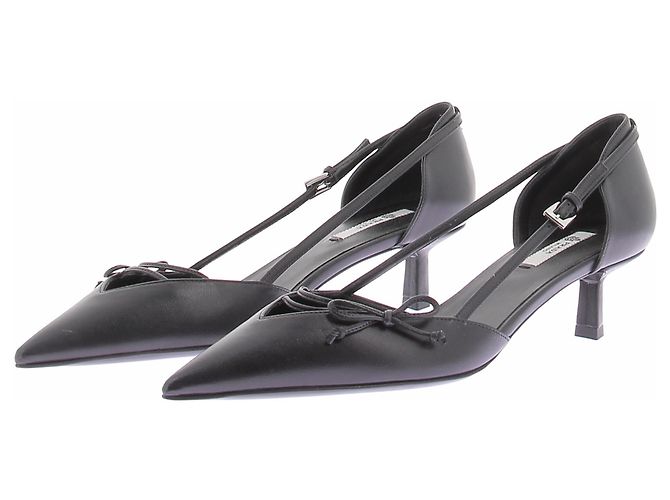 Décolleté Prada in pelle nera 39.5 Nero