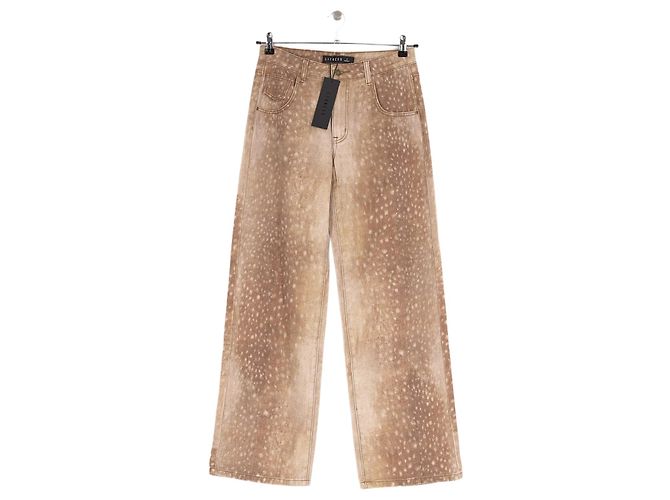 Autre Marque Jeans de algodão LIONESS Camel Camelo