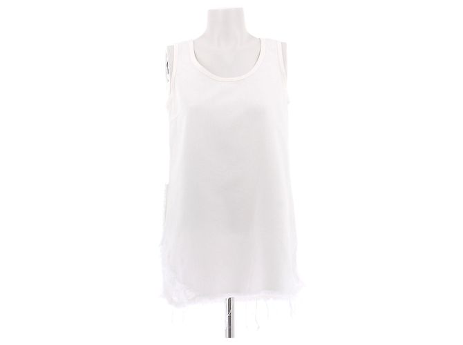 Autre Marque T-shirt bianca in cotone DARKPARK XS Bianco
