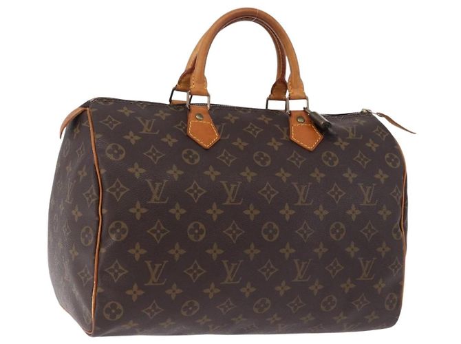 LOUIS VUITTON Monogram Speedy 35 Bolsa de mão M41524 LV