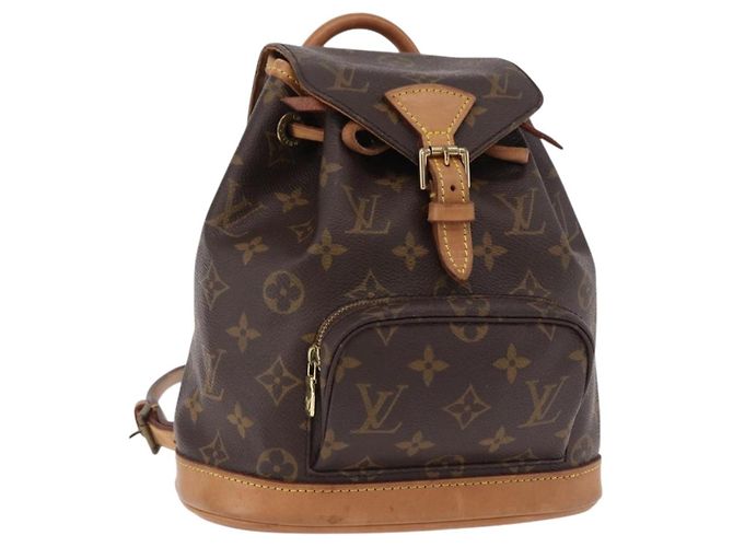LOUIS VUITTON Monogram Montsouris PM Backpack M51137 LV