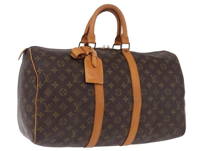LOUIS VUITTON Monogram Keepall 45 Boston Bag M41428 LV