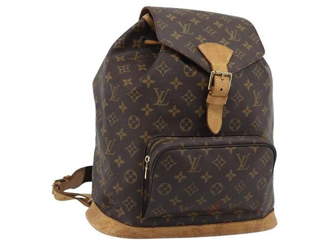 LOUIS VUITTON Monogram Montsouris GM Backpack M51135 LV