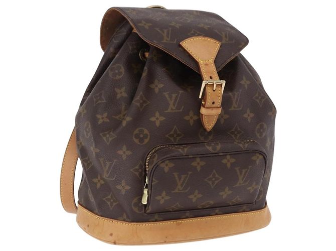 LOUIS VUITTON Monogram Montsouris MM Backpack M51136 LV
