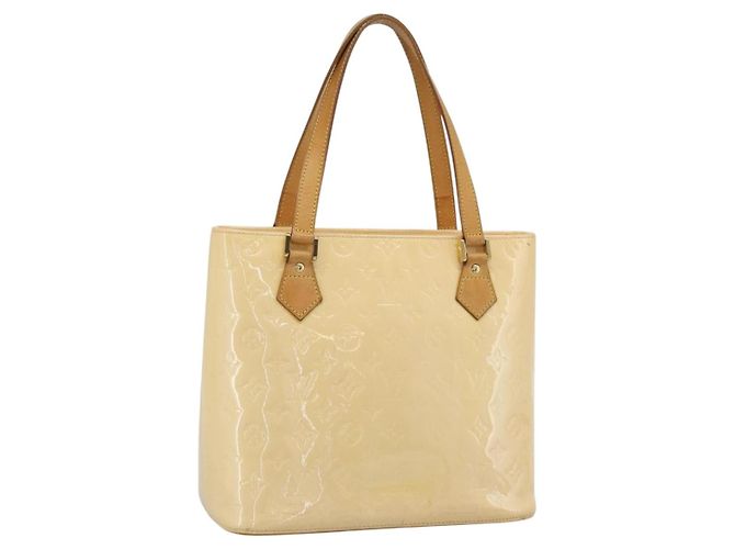 LOUIS VUITTON Bolsa Houston Monogram Vernis Marshmallow Pink M91302 LV