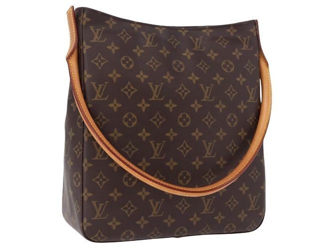 LOUIS VUITTON Monogram Looping GM Shoulder Bag M51145 LV