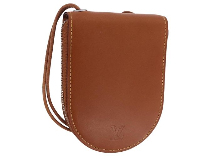 LOUIS VUITTON Nomad Neck Wallet Brown LV