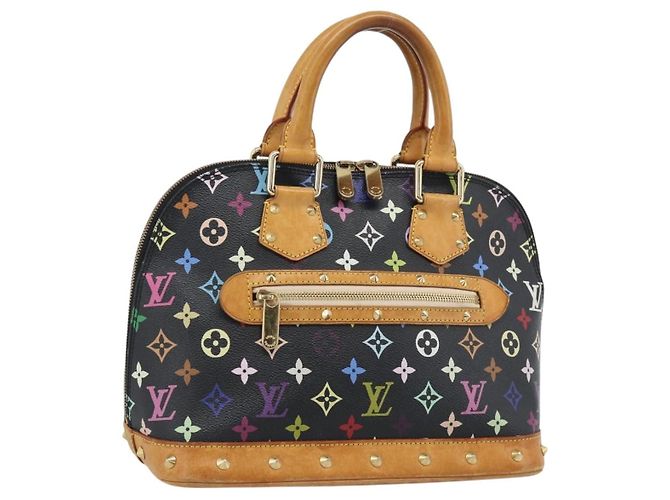LOUIS VUITTON Alma Handtasche Monogram Multicolor Schwarz M92646 LV