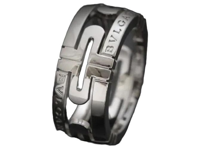 Bulgari White Gold Parenthesis Size Weiß
