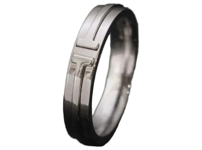 Tiffany & Co Schmaler Ring aus Weißgold