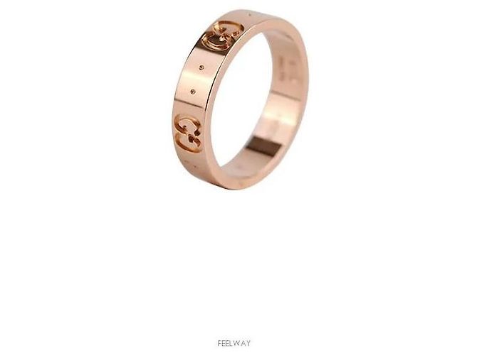 Gucci Bague Icon Or Rose Taille