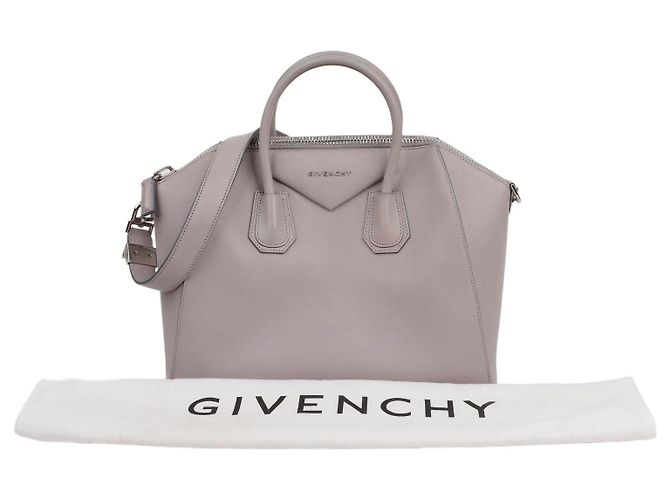 Givenchy Antigona Medium Schultertasche Grau Braun