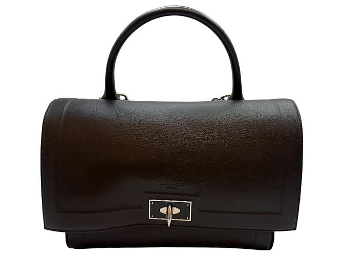 Givenchy Picca borsa a tracolla Shark in pelle di vitello Nero