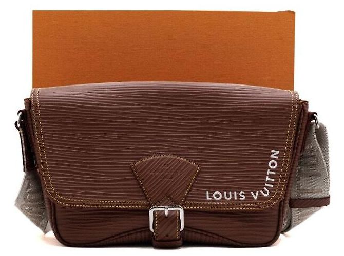 Louis Vuitton Messenger Crossbody Bag Brown
