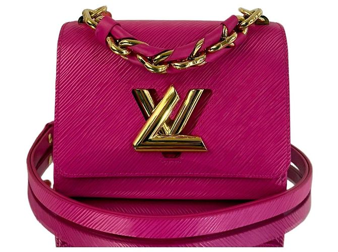 Bolsa de mão Louis Vuitton Epi Twist PM de couro Multicor