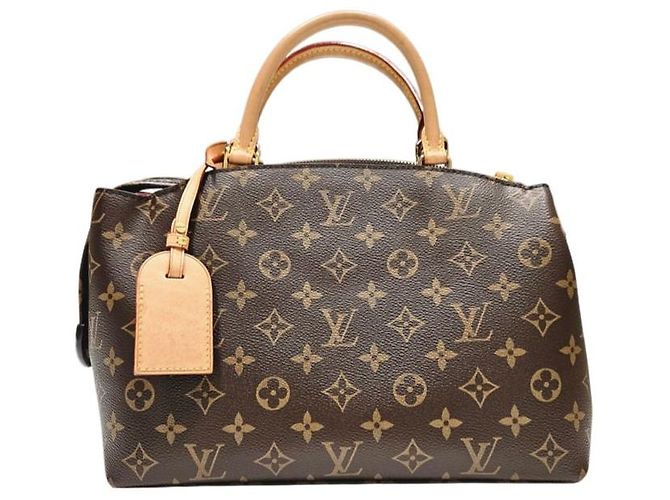 Louis Vuitton Petit Pallet Handtasche Braun Leder