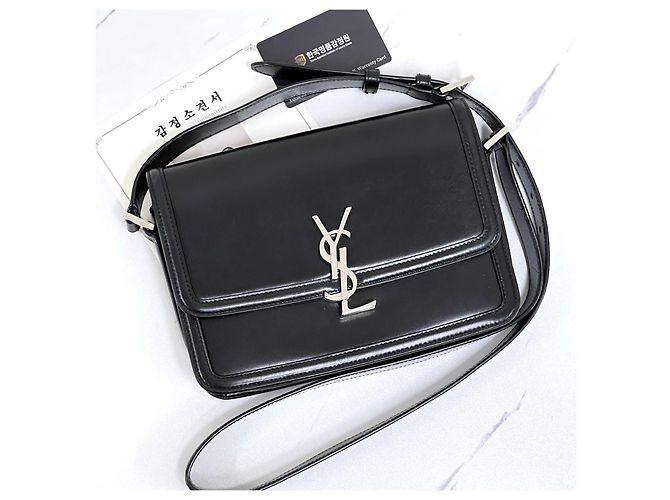 Autre Marque Bolsa de Ombro Sofrino Satchel Medium Black Preto