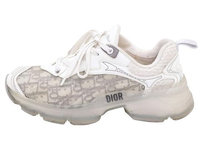 Autre Marque Baskets Oblique Transparent Rubber Vibe Marron