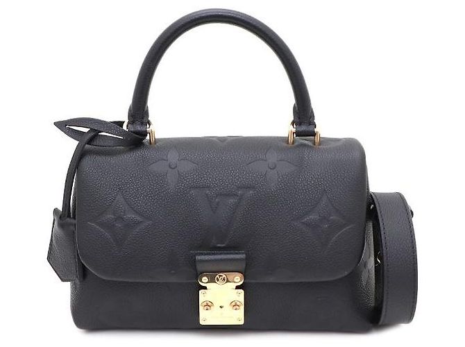 Louis Vuitton mala de mão e de ombro Madeleine BB Monogram Empreinte com alça superior e transversal Preto