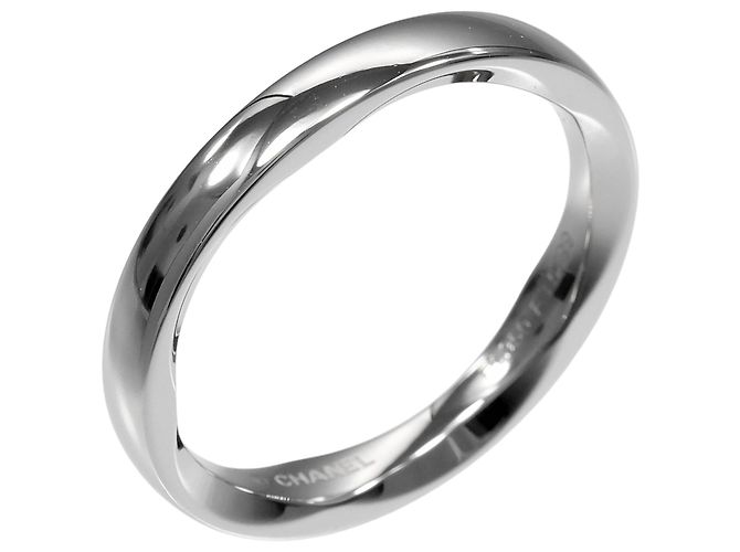 Chanel Camellia Wedding Ring Silvery