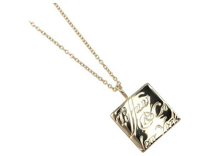 Autre Marque Collana Tiffany Notes Square in oro giallo 18K D'oro
