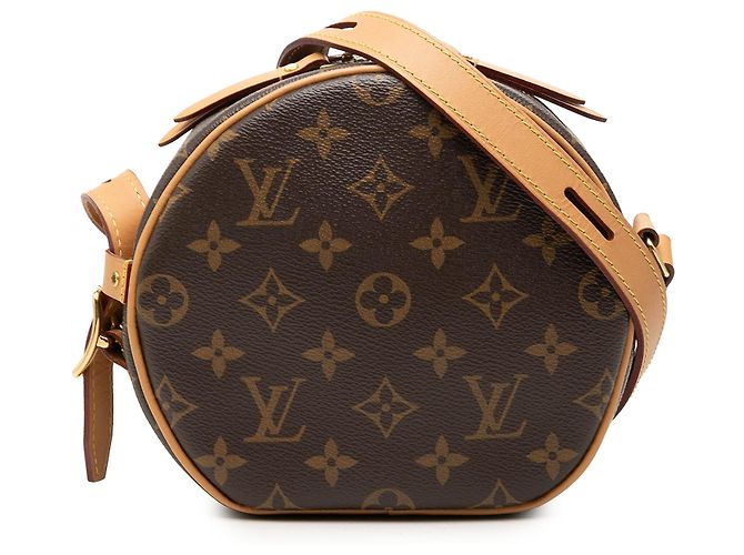 Louis Vuitton Brown Monogram Boite Chapeau Souple PM Marrone