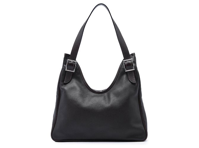 Hermès Brown Swift Massai Cut 32 Marron Marron foncé