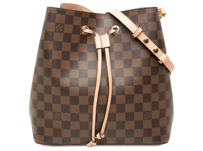 Néonoé Louis Vuitton Brown Damier Ebene NeoNoe MM Marrom