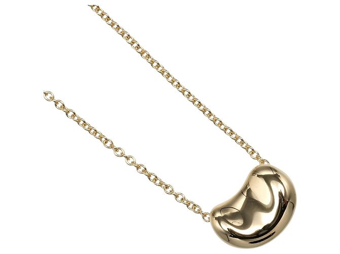 Autre Marque Collar Bean de Tiffany en oro amarillo de 18K Dorado