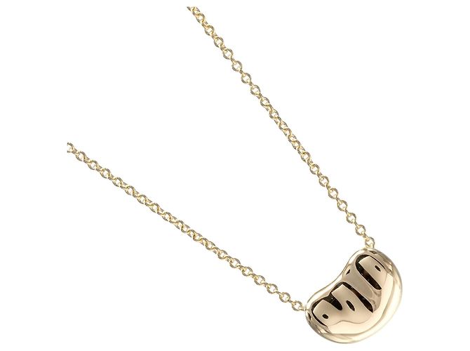 Autre Marque Collar Bean de Tiffany en oro amarillo de 18K Dorado